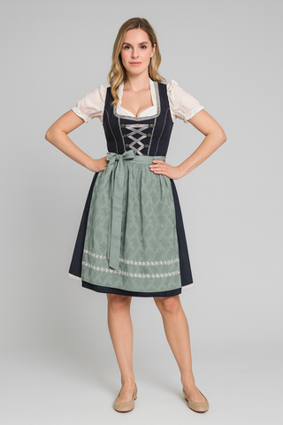Damen Dirndl – Oktoberfest-Look mit Schürze, Traditionell & Bequem