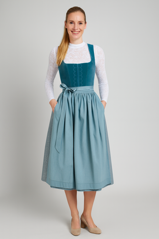 Damen Kleid – Retro Beerfest-Look, Verspielt & Elegant