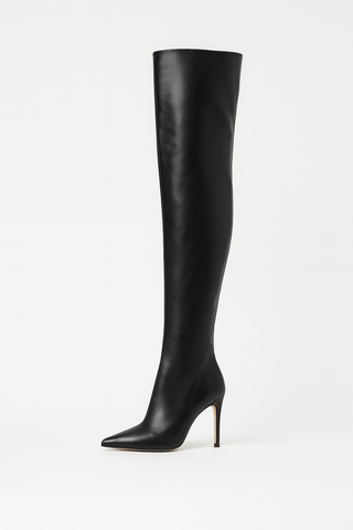Damen stiefel – Overknee, Hoher Absatz, Elegant & Vielseitig