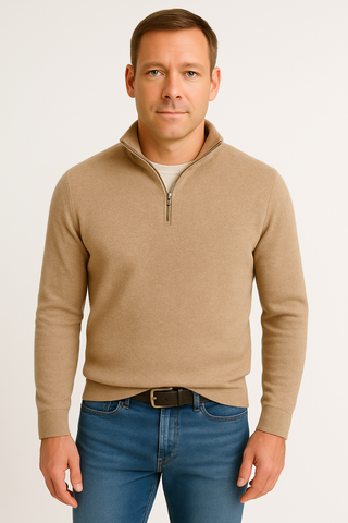 Herren Pullover – Kaschmir-Optik, elegant & wärmend