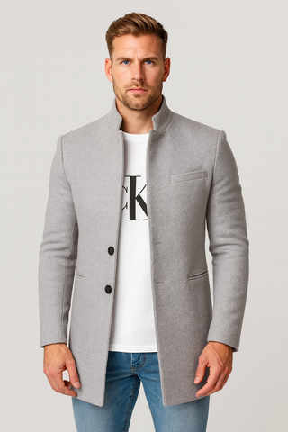 Herren Mantel – Stilvolle Wolle, klassisch und vielseitig