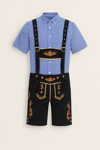 Herren Set – Trachtenhose mit Hemd, Authentisch & Bequem