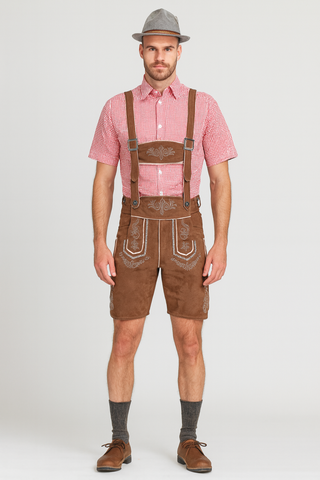 Herren Set – Trachtenhose mit Hemd, Authentisch & Bequem