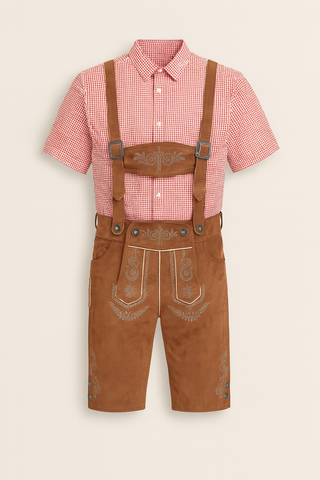 Herren Set – Trachtenhose mit Hemd, Authentisch & Bequem