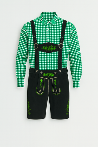 Herren Set – Trachtenhose mit Hemd, Authentisch & Bequem