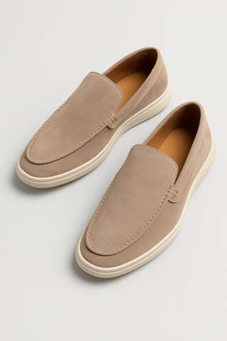 Herren Loafer – Veloursoptik Slip-On, Klassisch & Bequem