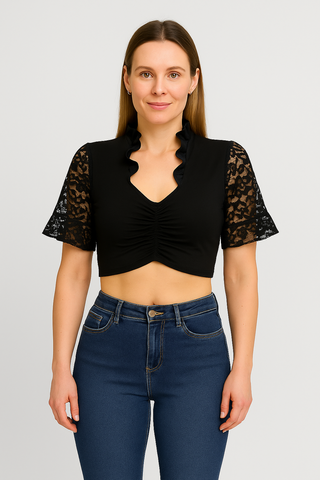 Damen Bluse – Oktoberfest Stil, Verspielt & Modern