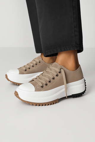 Damen-Sneaker – Slip-on im Canvas-Stil, modern & komfortabel