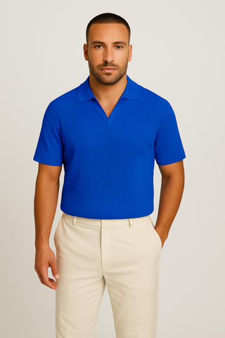 Herrenpolo – Klassischer Baumwollmix, sportlich & stilvoll