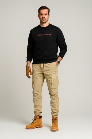 Herrenhose – Cargo aus Baumwolle, robust & bequem