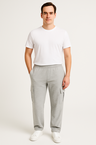 Herren-Cargo-Jogginghose - baumwollähnlich, funktionell & bequem