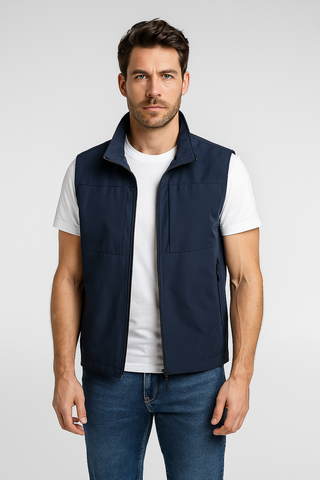 Herren Weste – Outdoor-Stil, atmungsaktiv & funktional