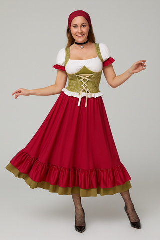 Damen Trachtenkleid – Traditionelles Design, Festlich & Elegant