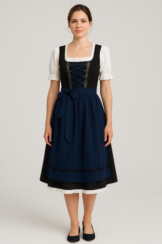 Damen Kleid – Traditionelles Spitzenkleid, Elegant & Festlich