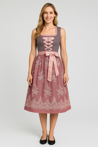 Damen Trachtenkleid – Midi Stil, Elegant & Festlich