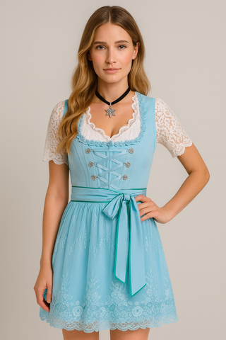Damen Dirndl Kleid – Oktoberfest-Stil, Modern & Elegant