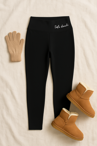 Damen Leggings – Kaschmirfleece, warm & elastisch