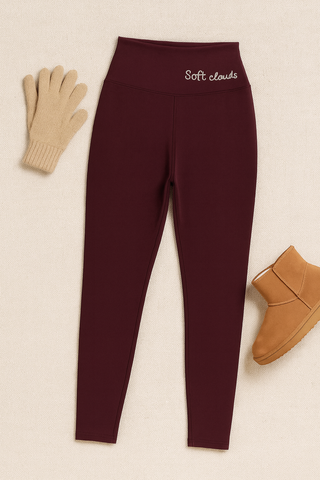 Damen Leggings – Kaschmirfleece, warm & elastisch