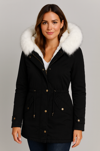 Damen Jacke – Wollmischung, warm & elegant
