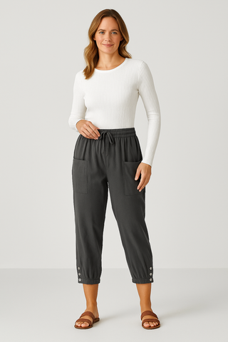 Damenhose – Haremstil mit Boho-Muster, luftig & bequem