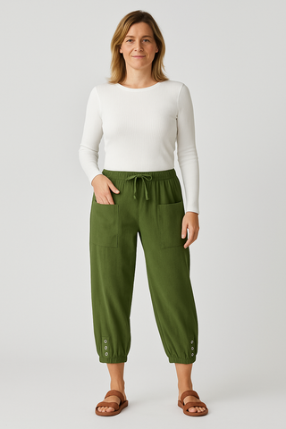 Damenhose – Haremstil mit Boho-Muster, luftig & bequem