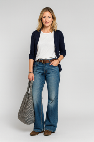 Damen jeans – Straight Leg, Denim, Bequem & Vielseitig