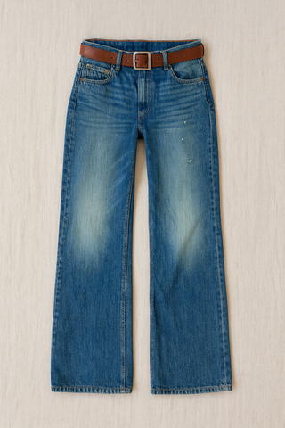 Damen jeans – Straight Leg, Denim, Bequem & Vielseitig