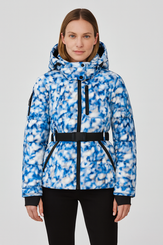 Damen jacke – Pufferjacke mit Kapuze, Elegant & Warm