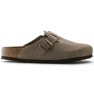 Anatomische Komfort-Clogs aus Veloursleder