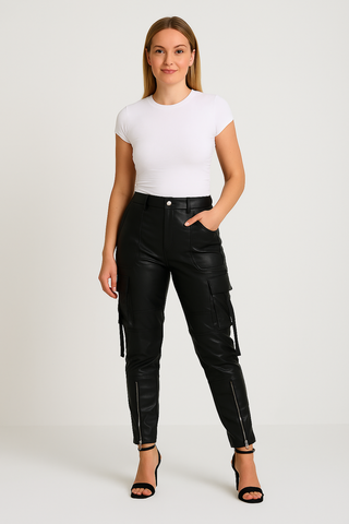 Damenhose – Cargo-Stil aus Baumwolle, lässig & funktional