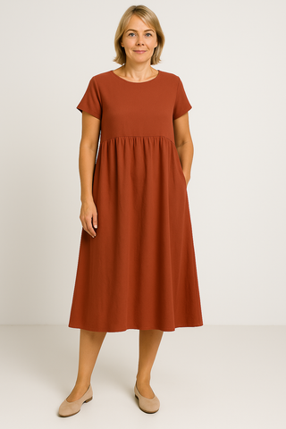 Damen Kleid – Boho-Stil, luftig & figurschmeichelnd