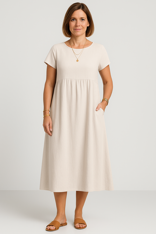 Damen Kleid – Boho-Stil, luftig & figurschmeichelnd