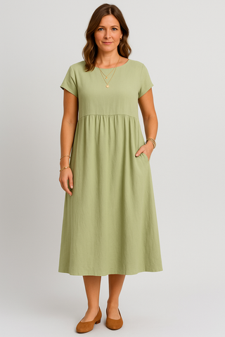 Damen Kleid – Boho-Stil, luftig & figurschmeichelnd