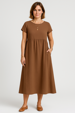Damen Kleid – Boho-Stil, luftig & figurschmeichelnd