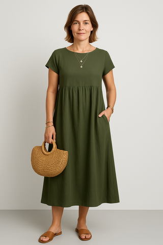 Damen Kleid – Boho-Stil, luftig & figurschmeichelnd
