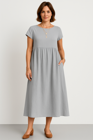 Damen Kleid – Boho-Stil, luftig & figurschmeichelnd