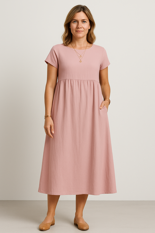 Damen Kleid – Boho-Stil, luftig & figurschmeichelnd
