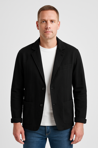 Herrenjacke im Leinenstil – Zeitlos & Herbstlich Elegant