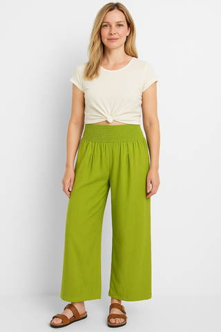 Damen Hose – Leinen-Stil, luftig & zeitlos elegant
