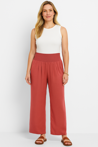Damen Hose – Leinen-Stil, luftig & zeitlos elegant