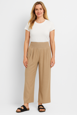 Damen Hose – Leinen-Stil, luftig & zeitlos elegant