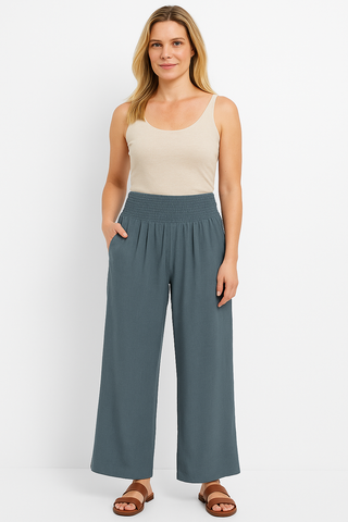 Damen Hose – Leinen-Stil, luftig & zeitlos elegant