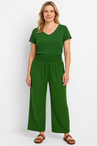 Damen Hose – Leinen-Stil, luftig & zeitlos elegant