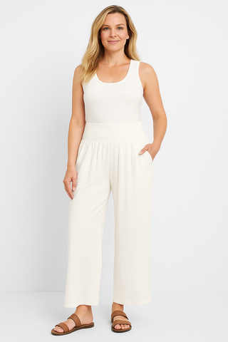 Damen Hose – Leinen-Stil, luftig & zeitlos elegant