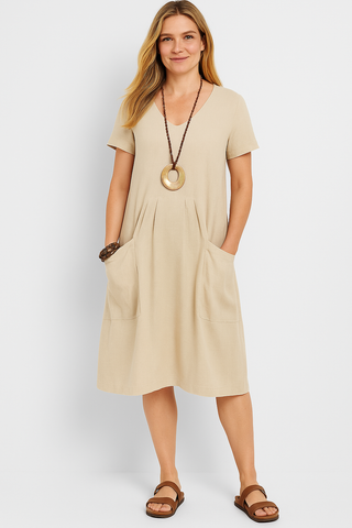 Damen Kleid – Boho-Stil, luftig & figurbetont