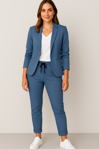 Damen Blazer-Set – Eleganter Zweiteiler, bequem & stilvoll