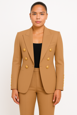 Damen Blazer – Vintage-Stil, elegant & luxuriös