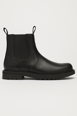 Herrenstiefel – Schlupfdesign aus Kunstleder, leicht & modern