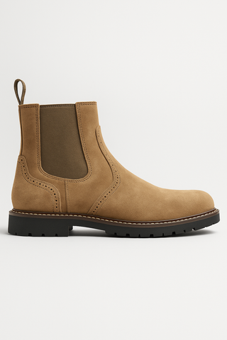 Herrenstiefel – Schlupfdesign aus Kunstleder, leicht & modern