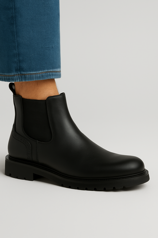 Herrenstiefel – Schlupfdesign aus Kunstleder, leicht & modern
